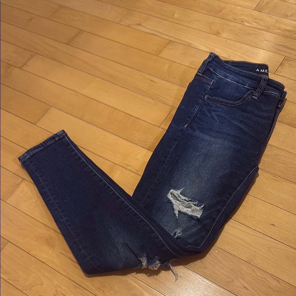 Ripped Jeggings American Eagle